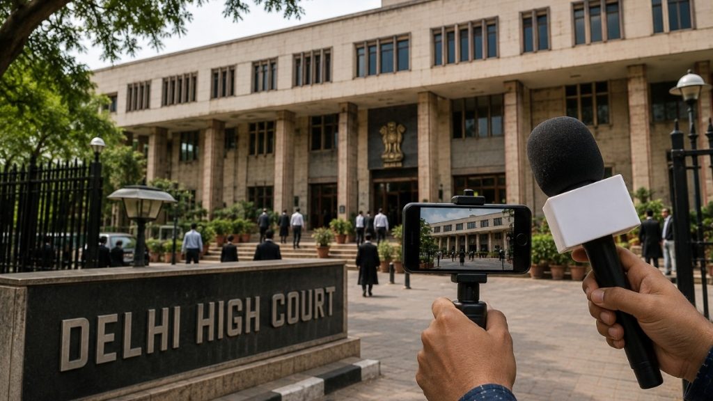 Delhi High Court seeks media regulation, warns against self-styled reporters with phones, microphones