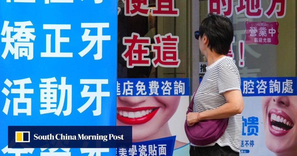 Man held as mainland Chinese dental centre in Hong Kong raided amid promotions