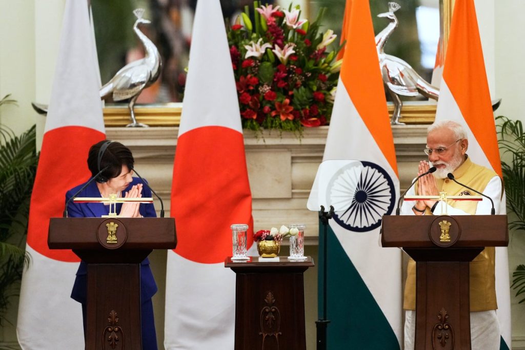 Japan’s Takaichi says she looks up to Modi as an ‘elder brother’ as they sign over 100 agreements