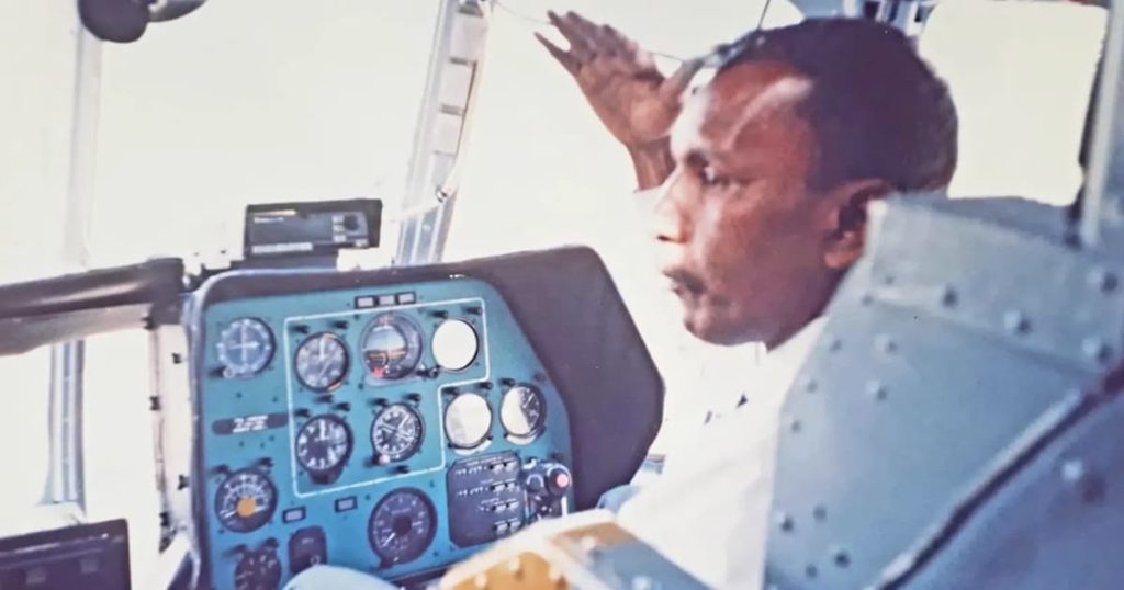 The Malaysian pilot trusted to test-fly a Russian helicopter