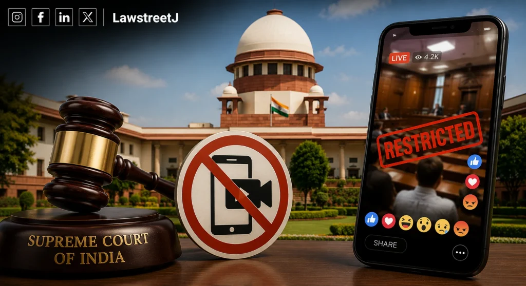 SC Restricts Social Media Sharing of Courtroom Videos Not an Entertainment Channel