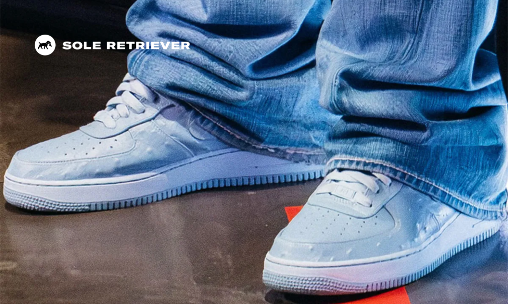Travis Scott’s Next Nike Air Force 1 Features Blue Ostrich Leather