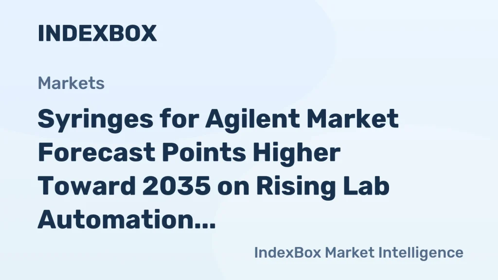 Syringes for Agilent Market Growth to Accelerate by 2035 Driven by Pharmaceutical R&D and Regulatory Compliance – News and Statistics