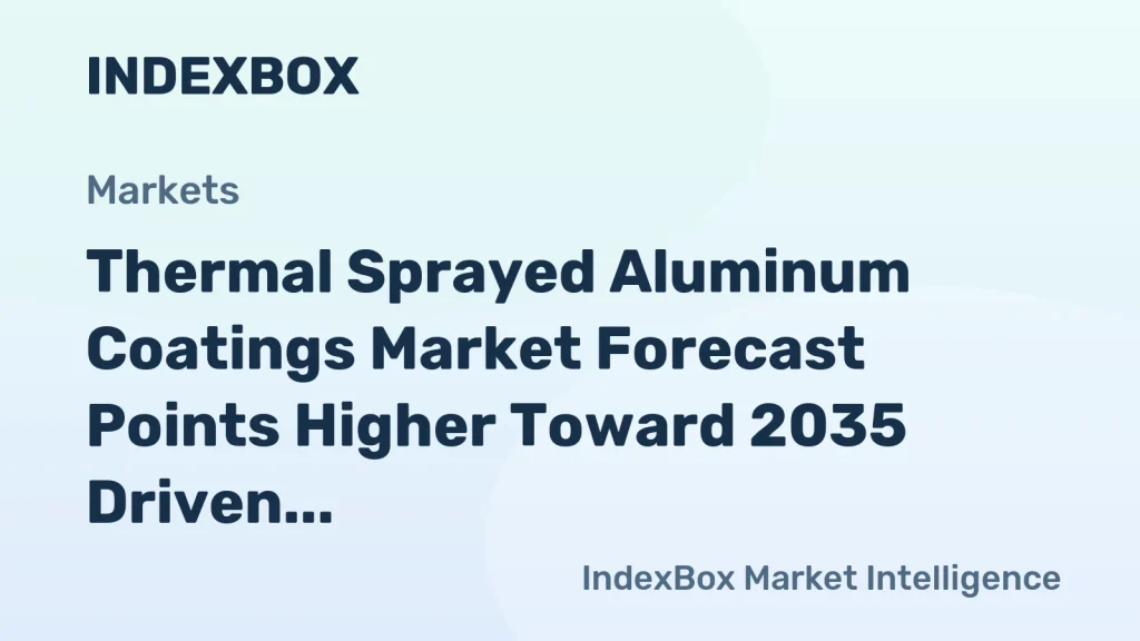 Thermal Sprayed Aluminum Coatings Market Growth Forecast to 2035 Amid Industrial Processing Demand – News and Statistics