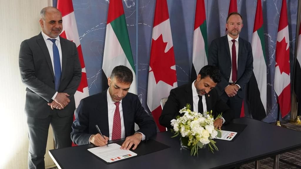 In record time.. The UAE and Canada reach the final terms of a comprehensive economic partnership agreement