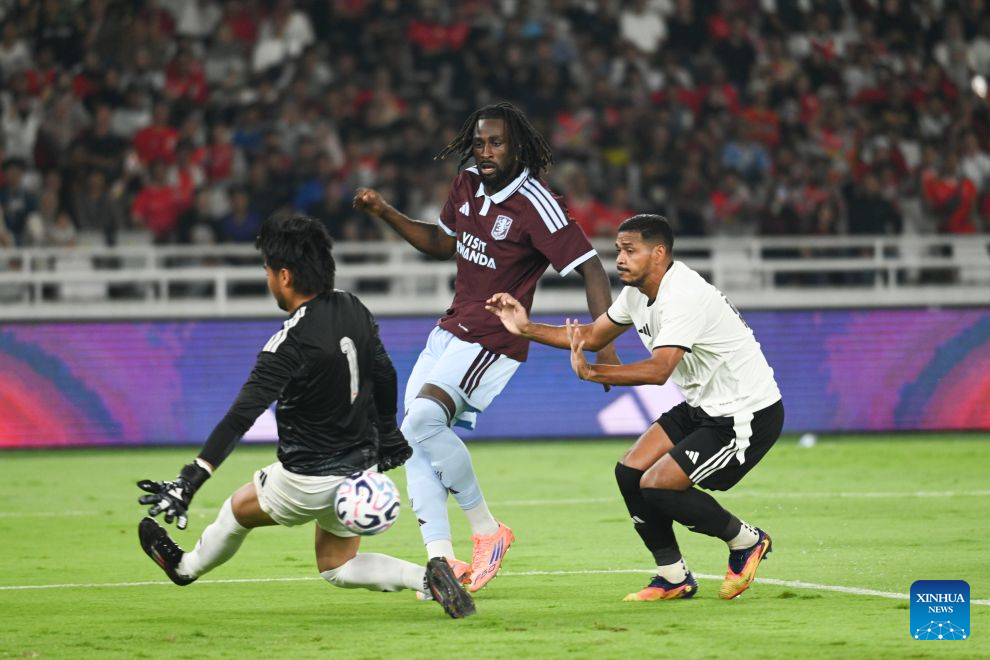Pre-season tour match: Aston Villa vs. Indonesia All Stars-Xinhua