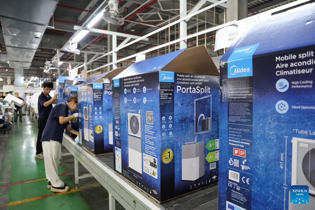 Chinese manufacturer ramps up production to meet global demand for air conditioners-Xinhua
