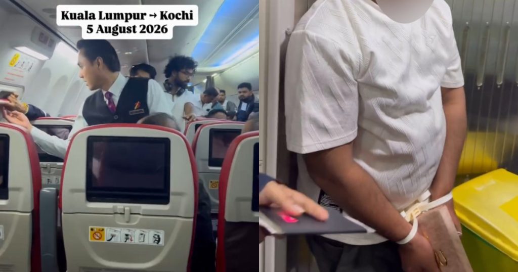 Batik Air passenger allegedly breaks window, attempts to open emergency door on flight from KL, Asia News