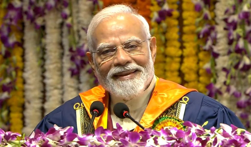 Question, but find solutions: Modi urges IIT Delhi graduates to challenge the status quo