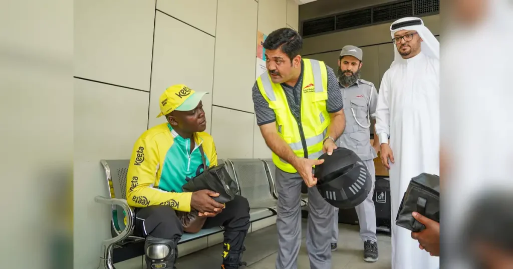 UAE summer: 5,000 health kits for Dubai delivery riders with cooling towels, hand fans