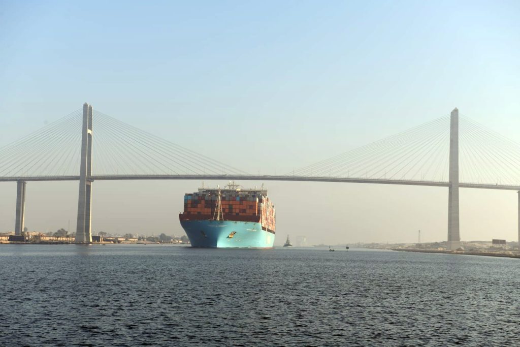 Bangkok Maersk makes first Suez Canal transit