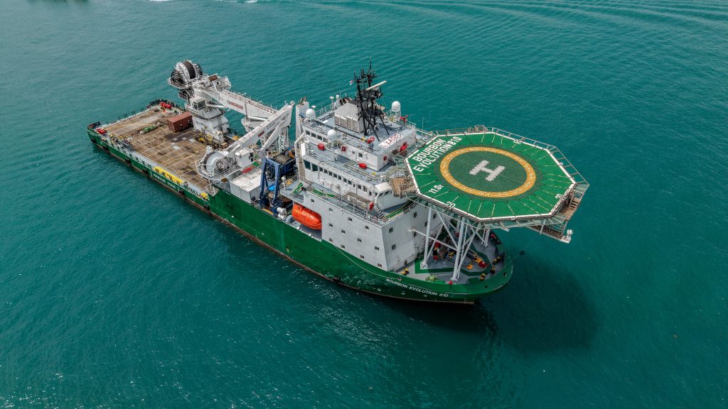 BOURBON’s new IMR vessel begins offshore operations under India contract
