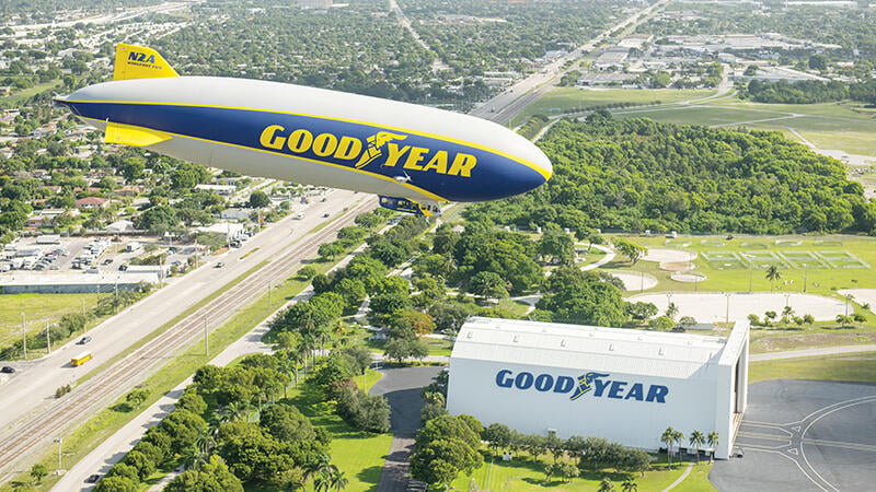 Complex Operations Are Required To Keep Goodyear’s Blimps Flying