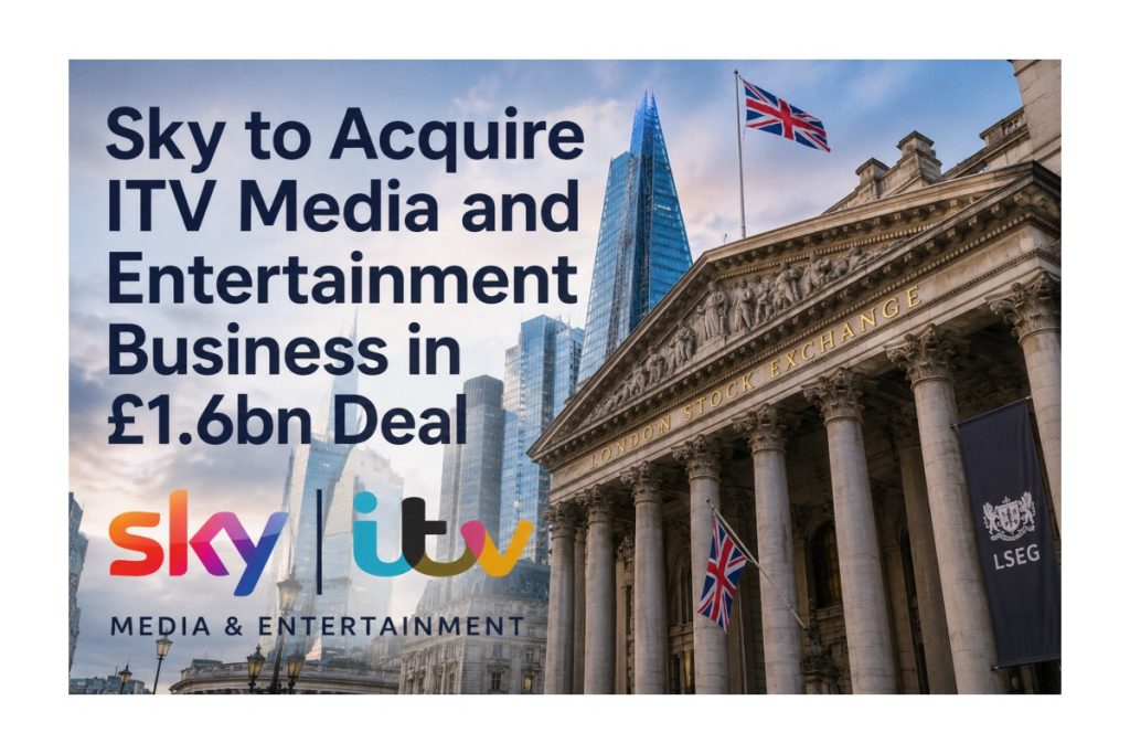 Sky to Acquire ITV Media and Entertainment Business in £1.6bn Deal