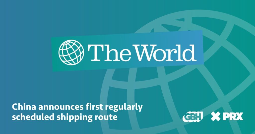 China announces first regularly scheduled shipping route