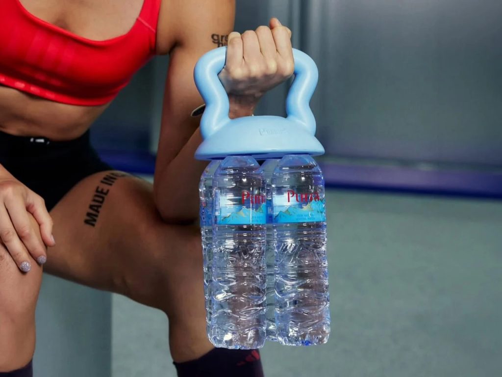 Clip-On Water Bottle Kettlebell Revolution